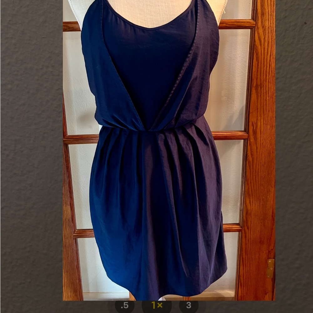 Rebecca Taylor Blue Halter Mini Sundress
